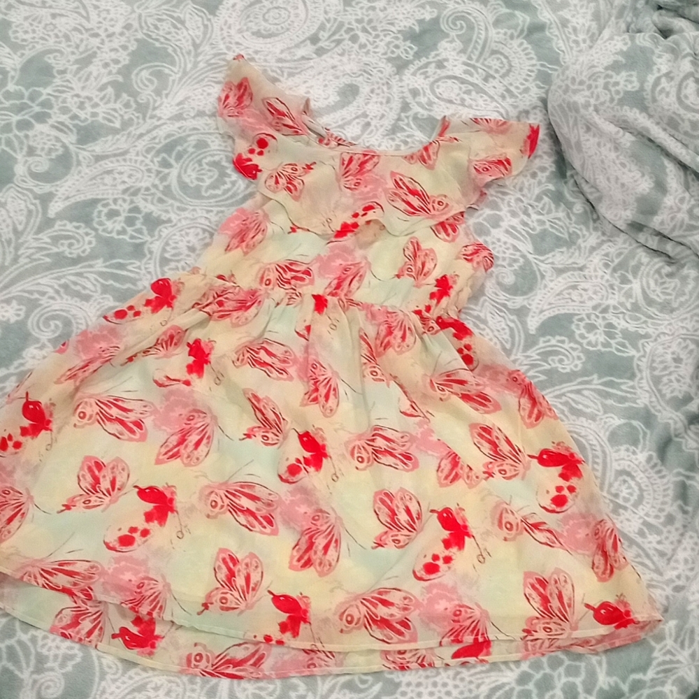 Girls butterfly dress